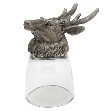 Szklanka do whisky Unikalna konstrukcja głowy jelenia Zabawna nowość YF