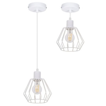 LAMPA WISZĄCA SUFITOWA LOFT METAL EDISON LED