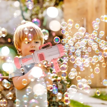 ПИСТОЛЕТ МАШИНА ДЛЯ МЫЛЬНЫХ ПУЗЫРЕЙ МИНИ БАЗУКА ГЕНЕРАТОР АКСЕССУАРЫ ЖИДКОСТЬ