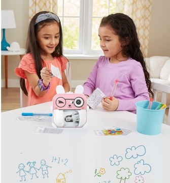 DRUKUŚ ЦИФРОВАЯ ЖК-КАМЕРА МГНОВЕННОГО СОХРАНЕНИЯ С ПРИНТЕРОМ ДЛЯ ДЕТСКИХ ИГРОВЫХ РОЛИКОВ