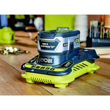 SZYBKA ŁADOWARKA AKUMULATORÓW 18V RYOBI RC18150 (AKU 5AH W 1 GODZINĘ)