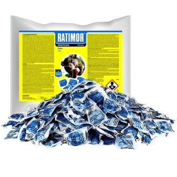 Ратимор Паста для борьбы с грызунами, мышами, крысами, 1 кг.