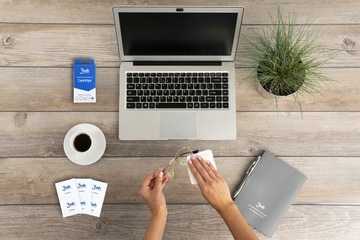 Влажные салфетки 24 шт. 3MK Care Wipe Wipe Glasses Screens