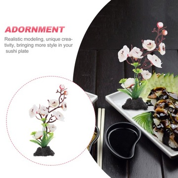 СУШИ ТАРЕЛКА ЦВЕТОК ЗЕЛЕНАЯ СЛИВА АКВАРИУМ СТОЛ