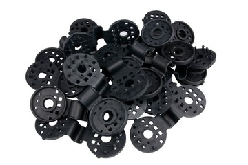 20x Klipsy Mocujące Zacisk Do Siatki Cieniującej Dzianina Zaczepy Antracyt