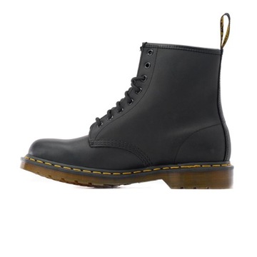 Glany Dr Martens 1460 Greasy, czarne skórzane damskie DM11822003 43