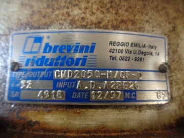 Brevini Ridutt CWD2050-M/CF-D Ступичный редуктор Manitou MSI