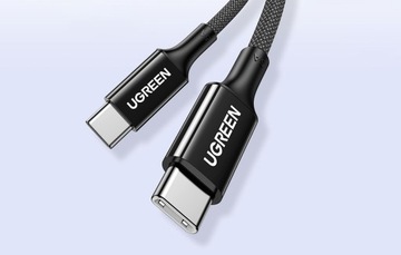 Кабель USB-C на USB-C Ugreen US557 100 Вт 5 А 0,5 м
