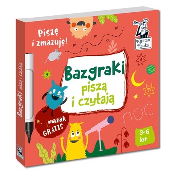 Bazgraki piszą i czytają pierwsze słowa 3+