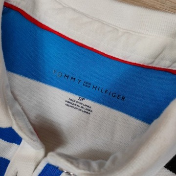 TOMMY HILFIGER Koszulka Polo Damska Logo r. S