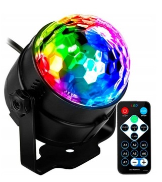 Диско-шар Дискотека RGB Light Ball Красочный диско-проектор