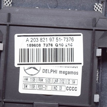 MERCEDES-BENZ C W203 2006 SENZOR POHYBU