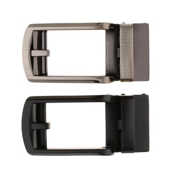 Automatic Metal Belt Buckle Gunmetal Gray