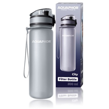 Butelka filtrująca AQUAPHOR City SZARA 0.5 l