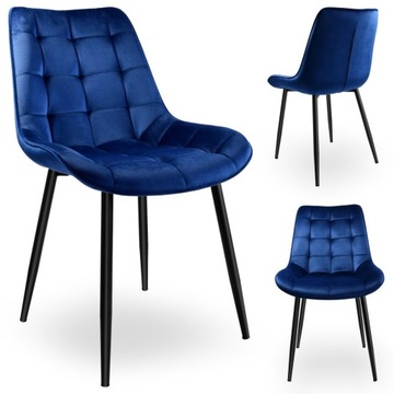 ELEGANCKIE KRZESŁO DO KUCHNI SALONU JADALNI PIKOWANE VELVET GRANAT DO 120KG