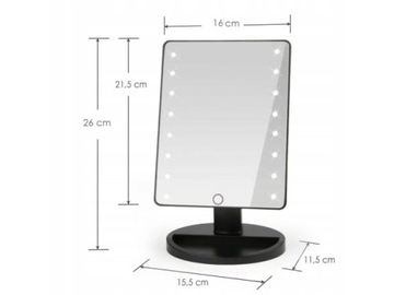 СВЕТОДИОДНОЕ ЗЕРКАЛО ДЛЯ МАКИЯЖА, С ПОДСВЕТКОЙ, СВЕТОДИОДНАЯ ЛАМПА С УВЕЛИЧЕНИЕМ, USB ПОДСВЕТКА