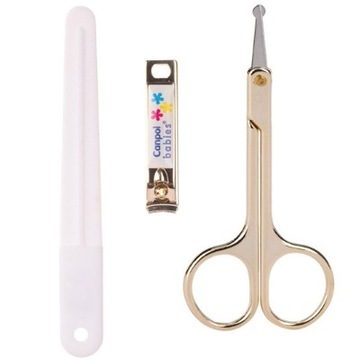 CANPOL ZESTAW DO PAZNOKCI CĄŻKI NOŻYCZKI PILNICZEK