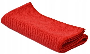 Ścierka z mikrofibry 40x40 czerwona 320g/m2