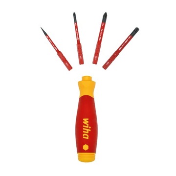 WKRĘTAK Z MAG BITÓW ZESTAW IZOLOWANY VDE WIHA45296
