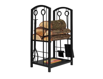 Корзина для дров, металлическая подставка, аксессуары, каминные инструменты