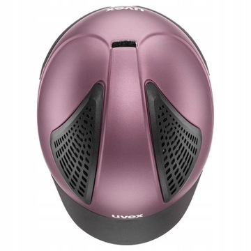 Kask jeździecki Uvex Exxential II k.ruby mat r.S-M