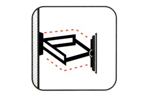 ВЕШАЛКА, КРОНШТЕЙН ДЛЯ ТЕЛЕВИЗОРА, ЖК-ТЕЛЕВИЗОР, 23–60 ДЮЙМОВ, ПОВОРОТНЫЙ