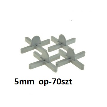 KRZYŻYKI do płytek z uchwytem 5mm dystansowe