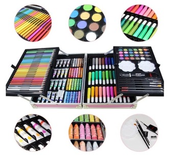 НАБОР ДЛЯ ДЕТСКИХ РИСОВАНИЙ В ЧЕМОДАНЕ, ХУДОЖЕСТВЕННЫЙ, ПЛАСТИК