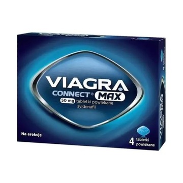 VIAGRA CONNECT MAX NA POTECJĘ 4 TABLETKI