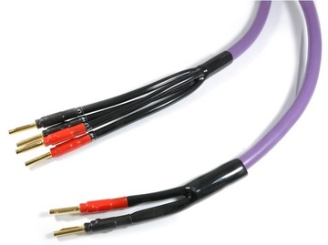 Kabel głośnikowy Melodika MDBW41525 bi-wiring OFC 2x1,5+2x4mm2 - 2x 2,5m
