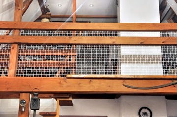 BIAŁA WZMACNIANA SIATKA OPLOT BRAMKA OCHRONNA HIT