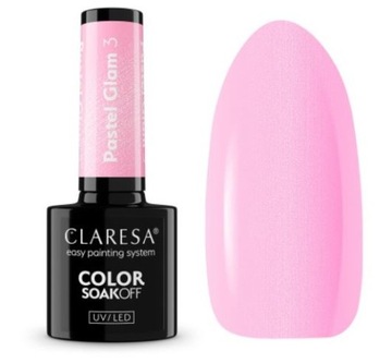 Claresa Lakier Hybrydowy Pastel Glam 3 - 5g