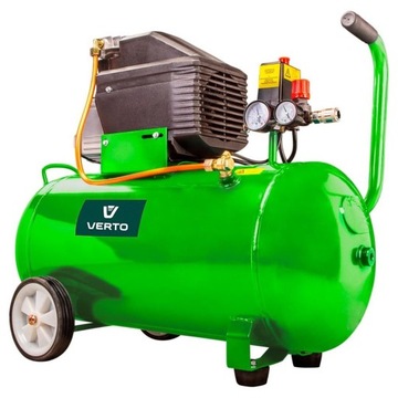 Kompresor olejowy sprężarka 50L 8 BAR 1.5 kW 2850 RPM 206L/MIN VERTO 73K004