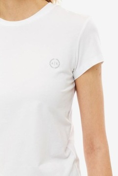 Armani Exchange t-shirt 8NYT74 Y8C7Z 1100 biały M