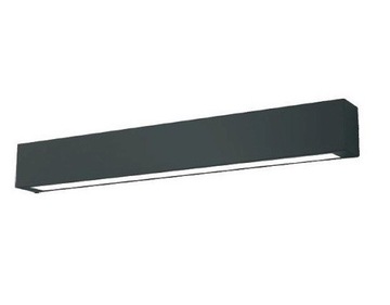 Lampa ścienna, kinkiet IBROS L czarny IP44 do łazienki