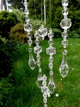 Ловец снов БАБОЧКА КРИСТАЛЛЫ БУСИНЫ ОРНАМЕНТЫ АЖУРНОЕ УКРАШЕНИЕ 75 см