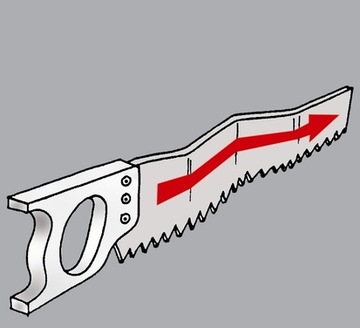Японская пила Kataba Tajima JPR265D