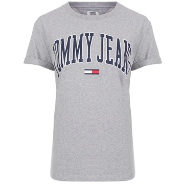 TOMMY HILFIGER TOP LOGO T-SHIRT DAMSKA KOSZULKA XS