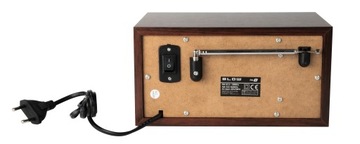 Bluetooth Kitchen Radio Portable Retro LCD FM Antenna SD Clock Clock Clock