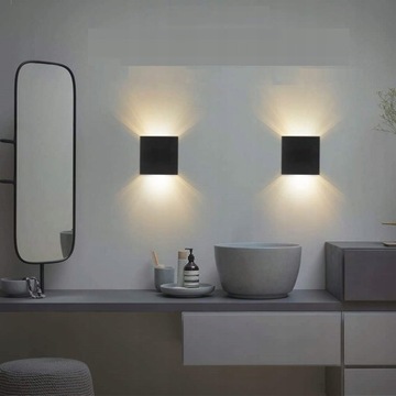 ФАСАДНЫЙ НАСТЕННЫЙ СВЕТИЛЬНИК НАРУЖНЫЙ НАСТЕННЫЙ СВЕТИЛЬНИК LED 6W IP65 UP DOWN LOFT 3000K