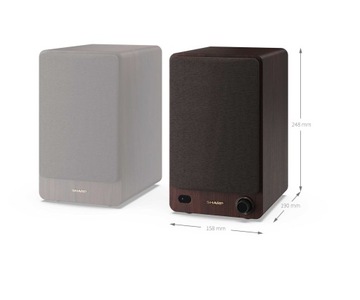 Колонки SHARP CP-SS30 Коричневые (2 шт.)