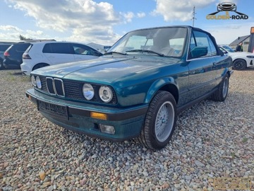 BMW Seria 3 E30 Cabrio 318 i 113KM 1992 BMW Seria 3 318 cabrio skora wspomaganie alu nowy dach i lakier oplacony, zdjęcie 1