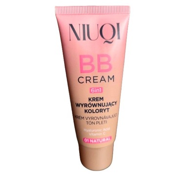 NIUQI BB Krem wyrównujący koloryt 6w1 30ml 01 Natural