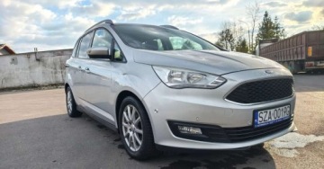 Ford C-MAX II Grand C-MAX Facelifting 1.5 TDCi 120KM 2016 Ford Grand C-MAX Manual Grzane Fotele Kierownica Szyba Przod Serwis do Kon, zdjęcie 16