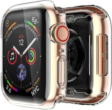 ETUI SILIKONOWE CLEAR DO APPLE WATCH 2/3/4/5/6/SE