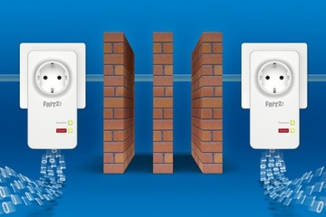 FRITZ!Powerline 1220 Set - набор гигабитных адаптеров Powerline PLC