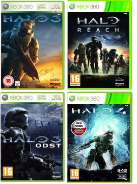 ANTOLOGIA HALO 3, Reach, 3 ODST, 4 XBOX 360