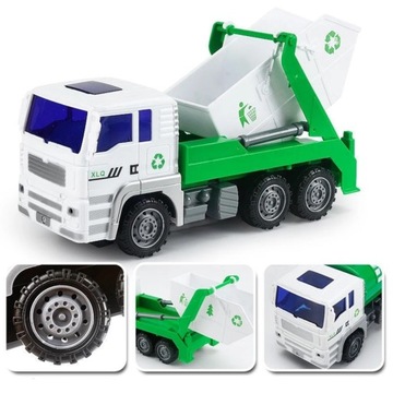 Набор из 6 мусоровозов, движущиеся части, мусоровоз 6Н.