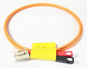 Patchcord MM LC-SC Duplex 62,5/125 OM1 1m