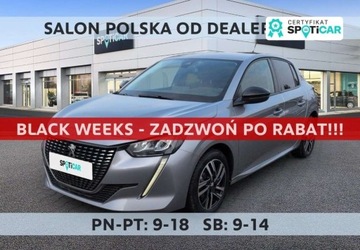 Peugeot 208 II Hatchback 1.2 PureTech 102KM 2023 Peugeot 208 1.2 PureTech Allure Pack SS EAT8 SalonPL FVat Bogata Wersja Od
